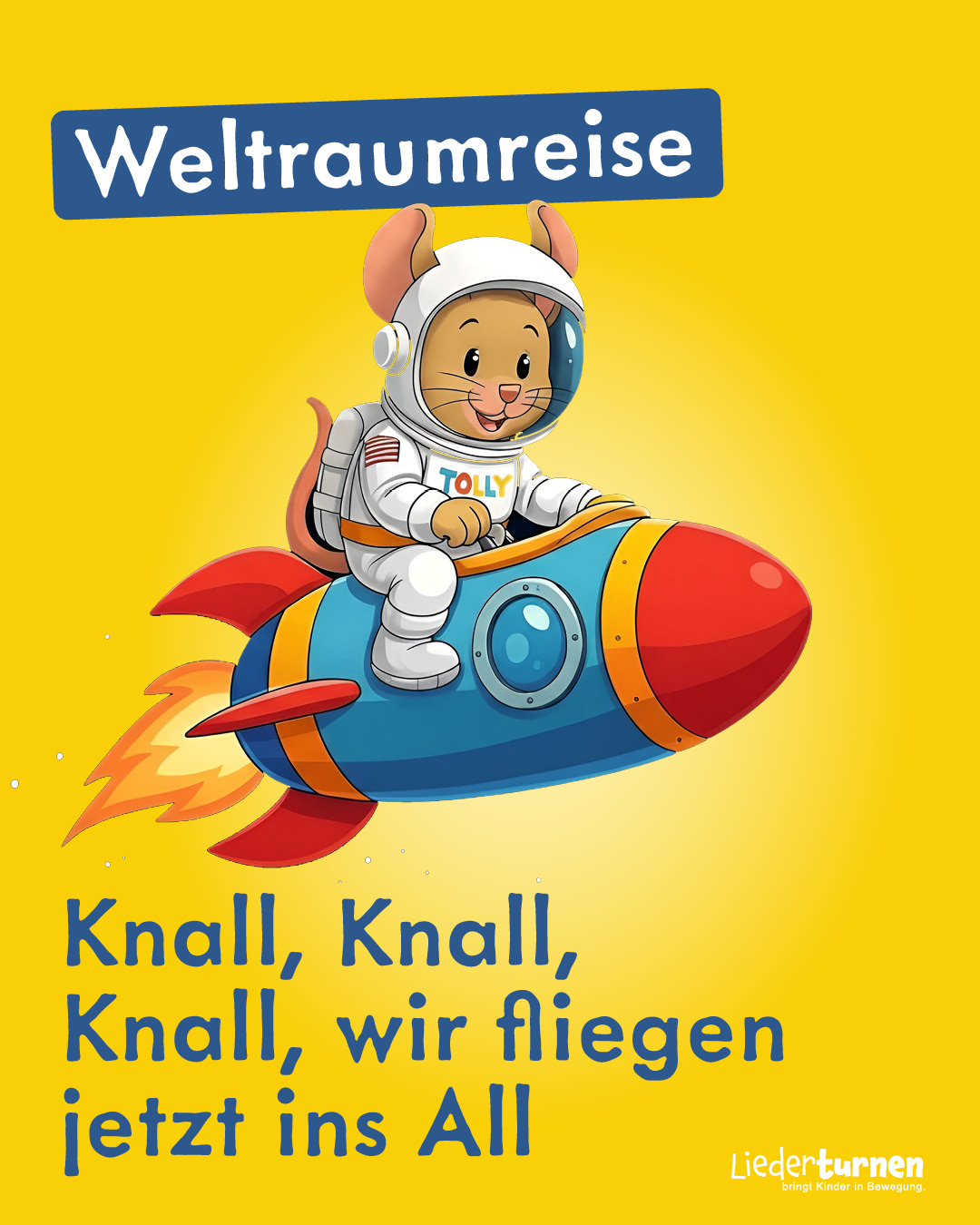 Weltraumreise im Kinderturnen