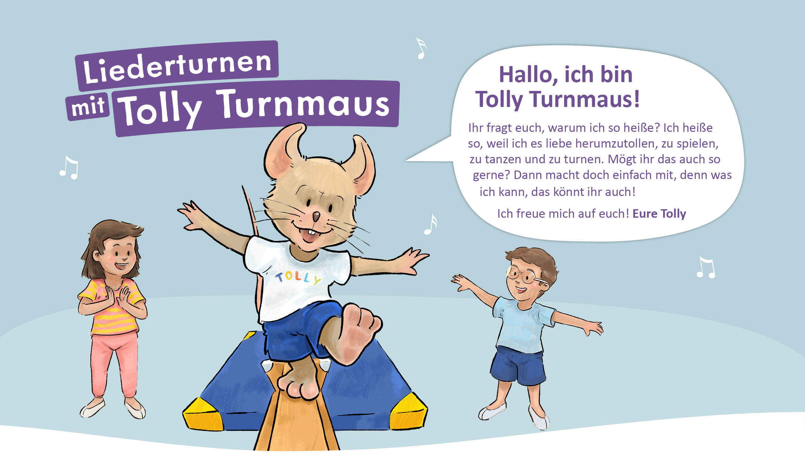 Kinderturnen-Turnstunde